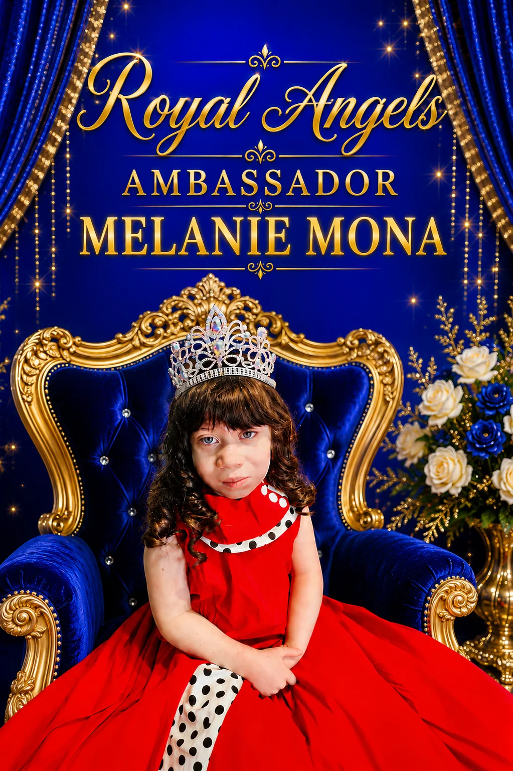 Royals Angels Ambassador, Melanie Mona.